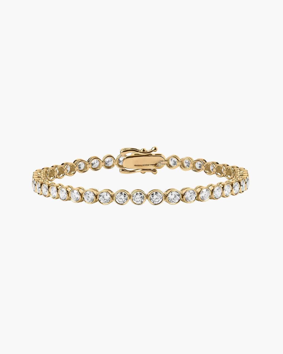 Bezel Tennis Bracelet - Moissanite