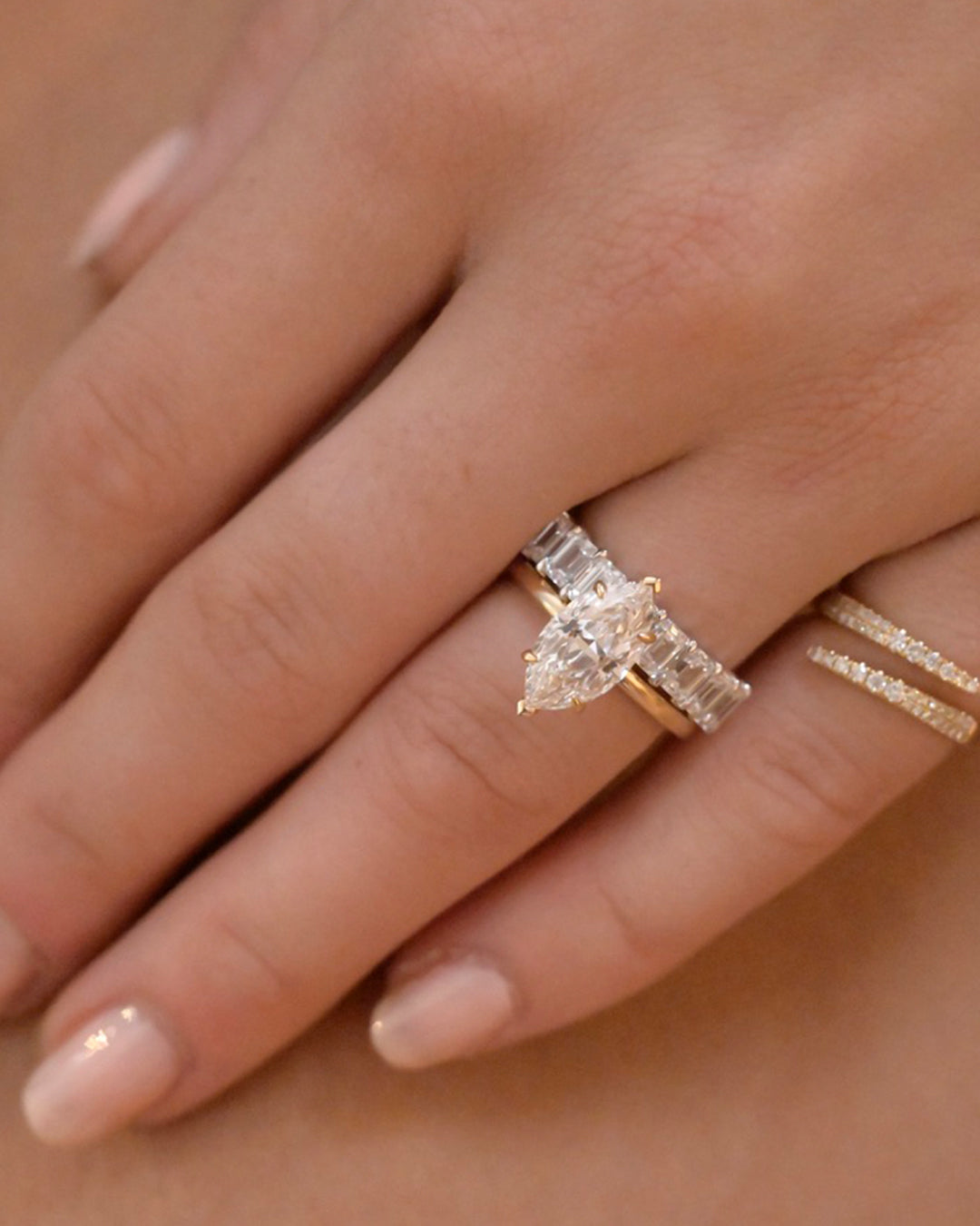 Marquise Diamond Engagement ring