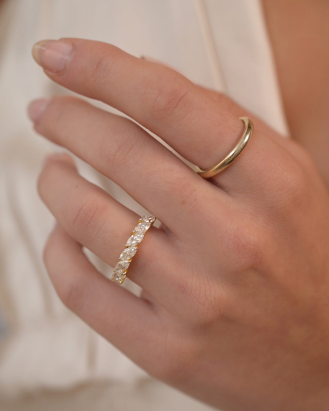 Marquise Eternity Ring Diamond