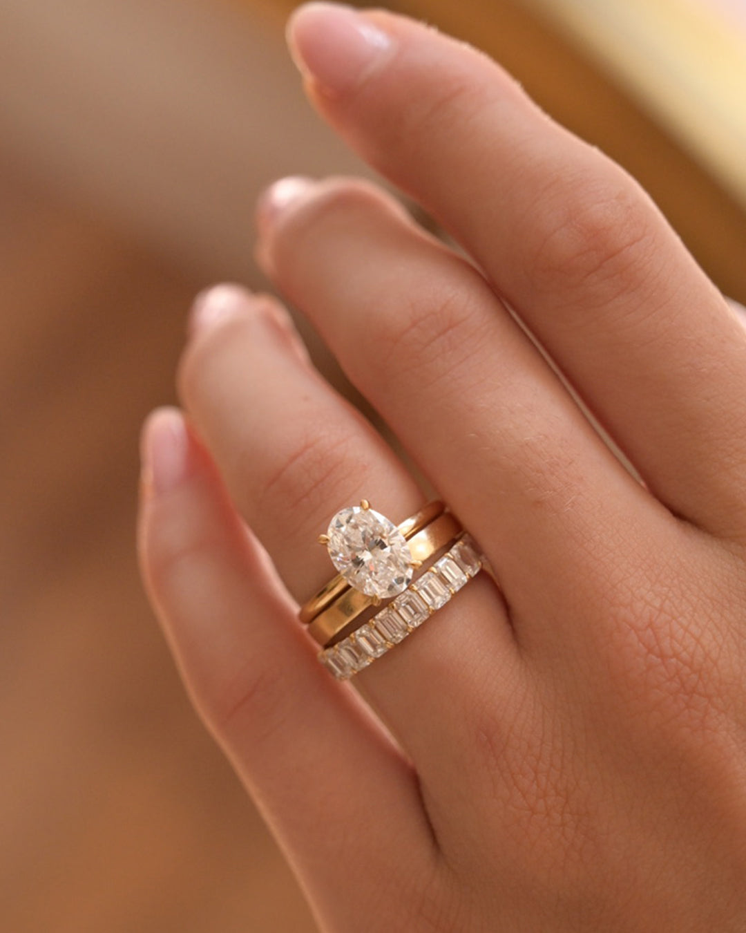 2ct Oval Lab-Grown Diamond Engagement Ring- Ready to Ship
