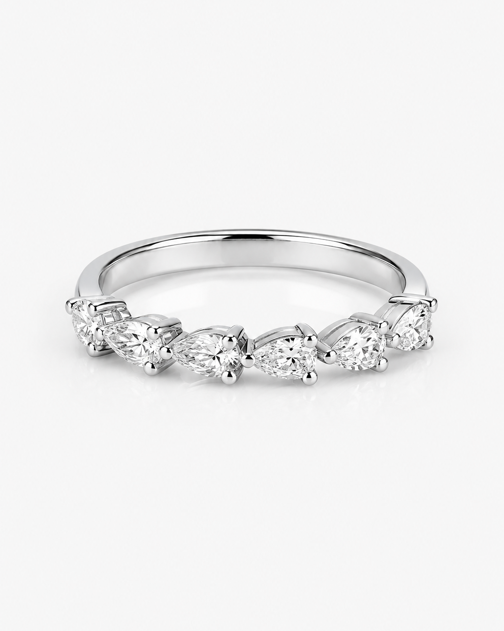 Pear Eternity Diamond Ring