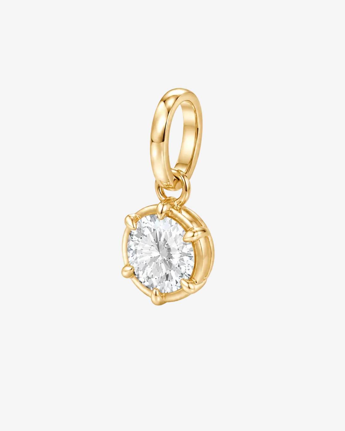 Round Georgian Pendant Diamond