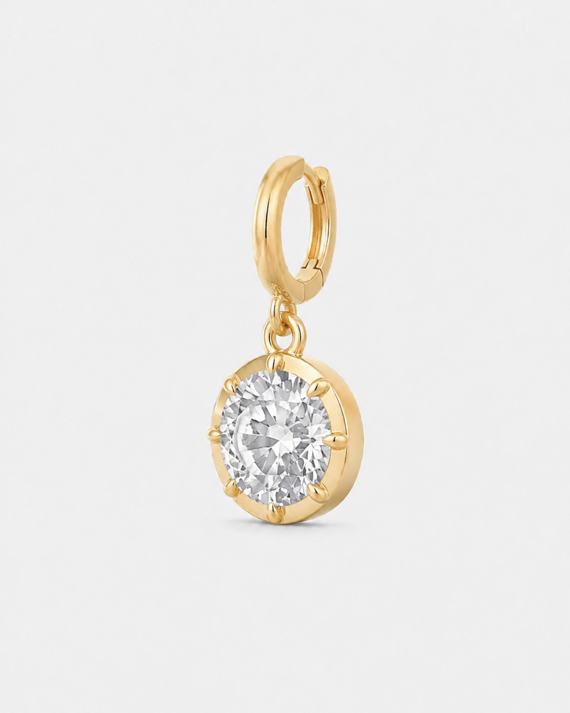 Round Georgian Pendant Diamond