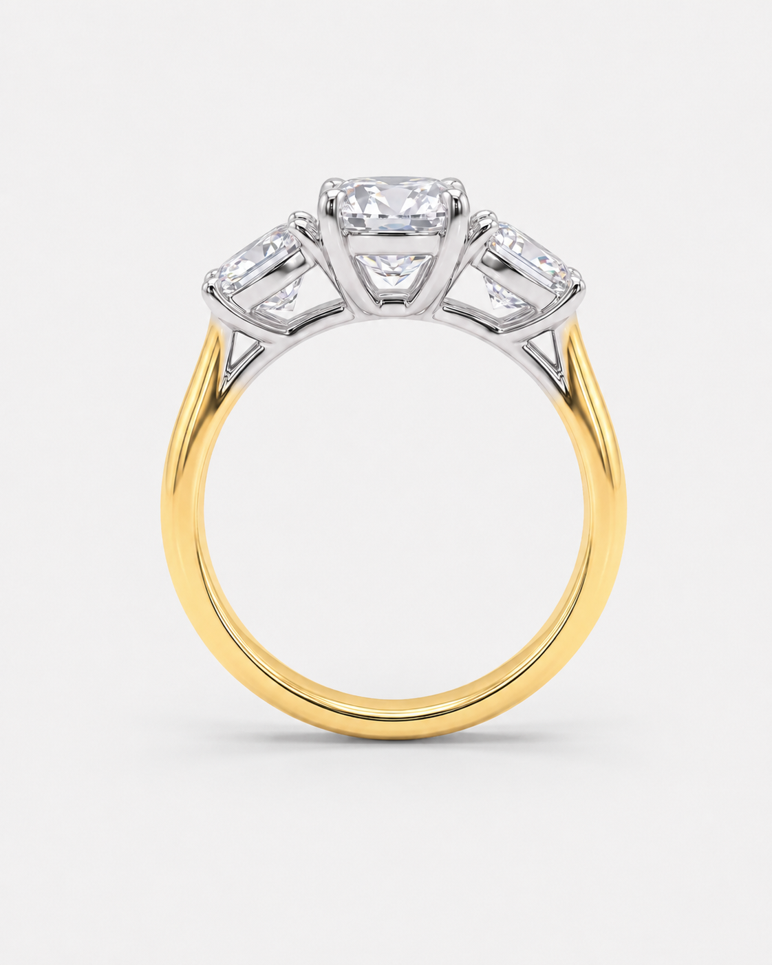 Brilliant Round Trilogy Ring
