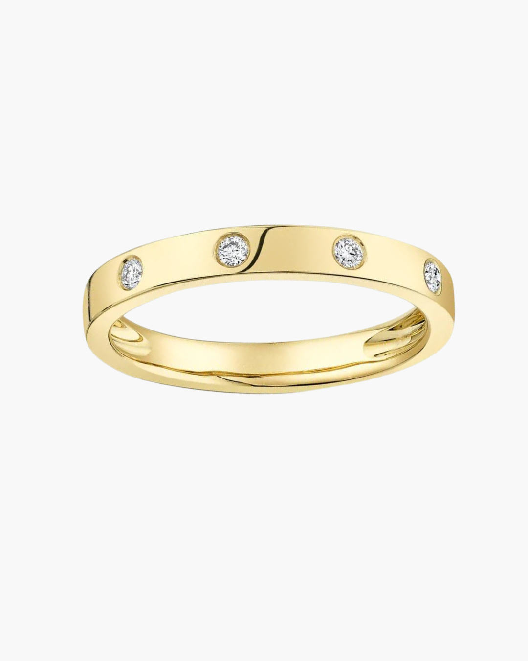 Inlay Diamond Ring