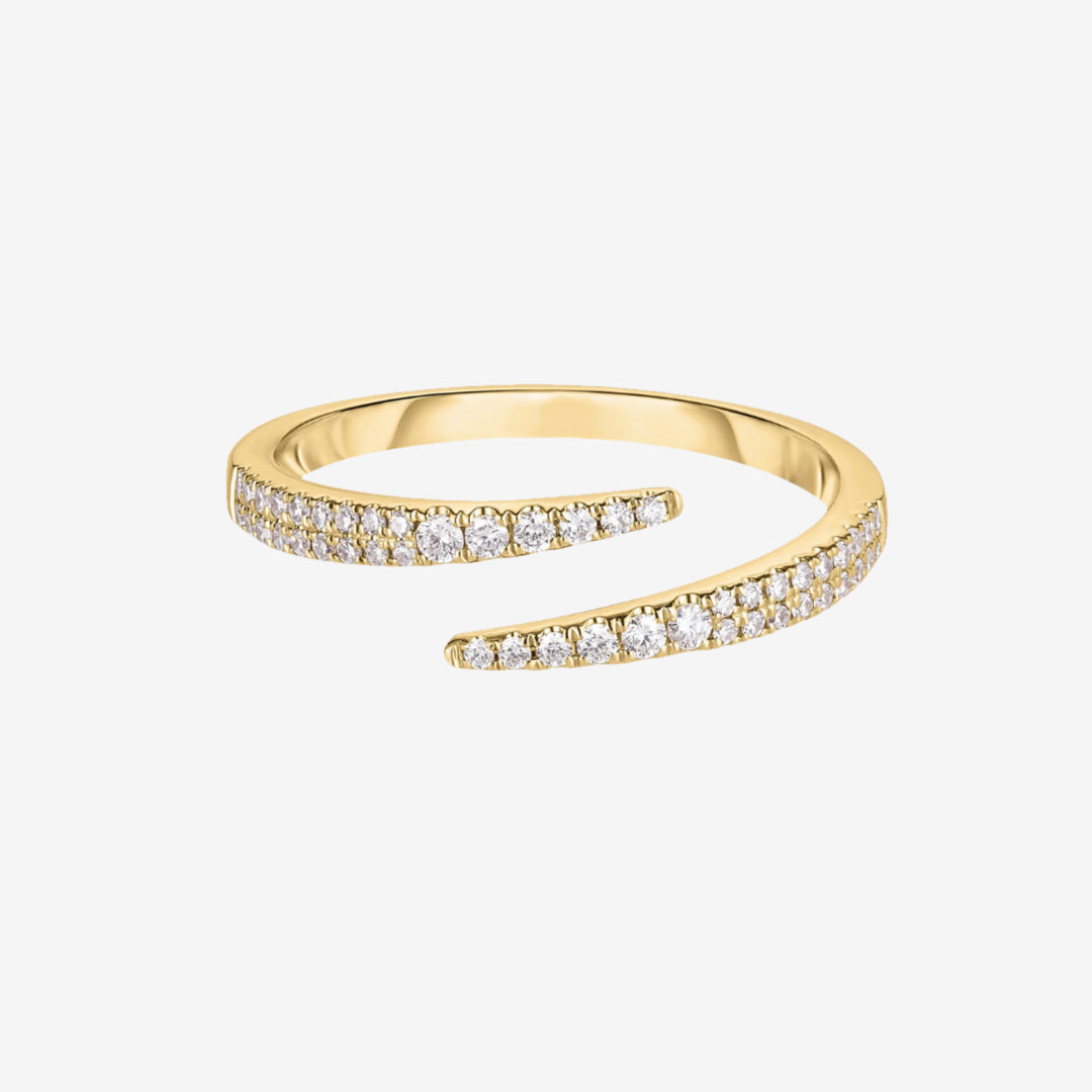 Diamond Pinky Ring