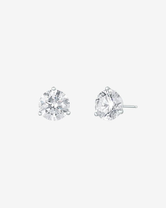 Round Lab-Grown Diamond Stud Earrings