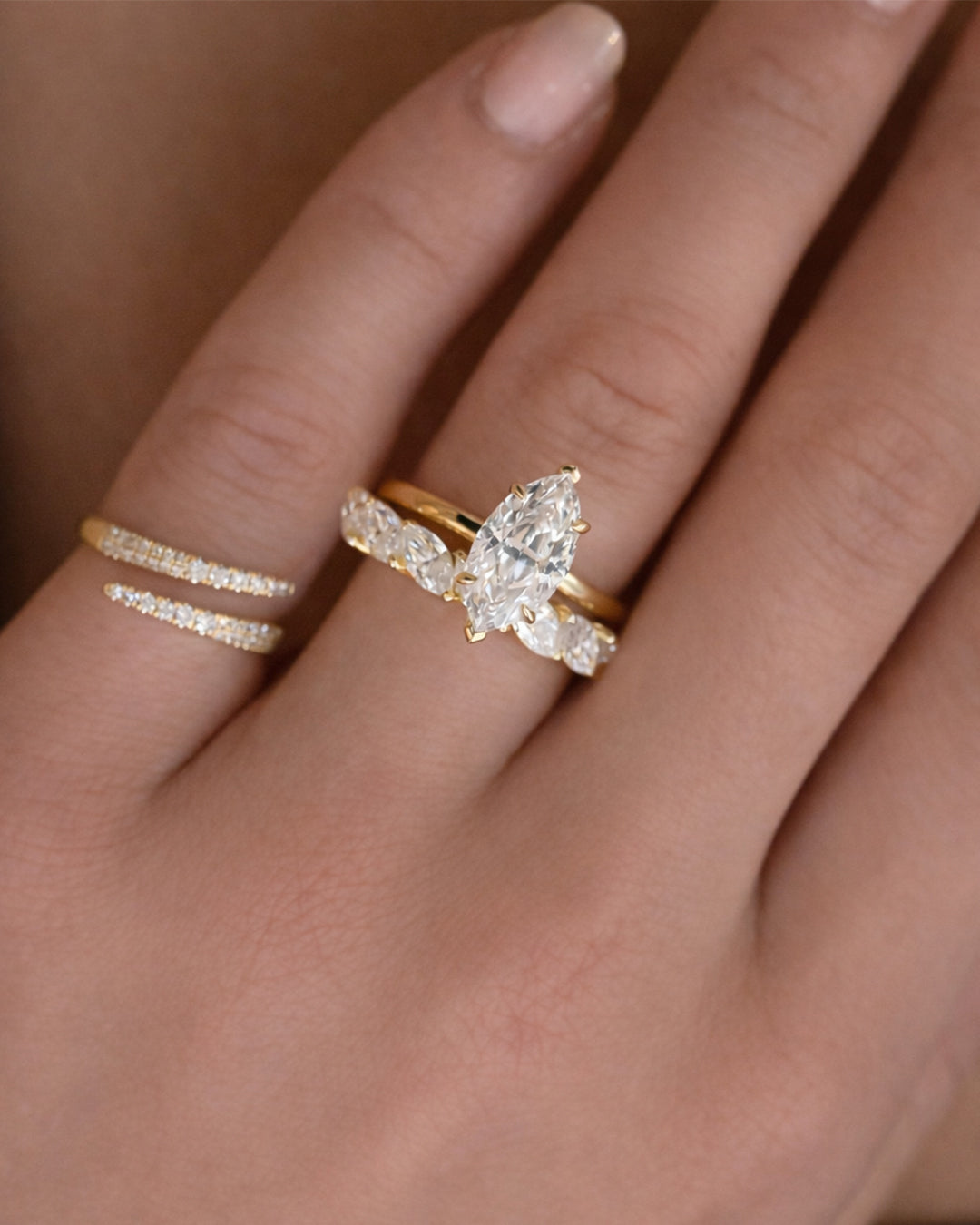Marquise Diamond Engagement ring
