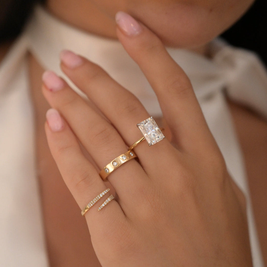 Diamond Pinky Ring