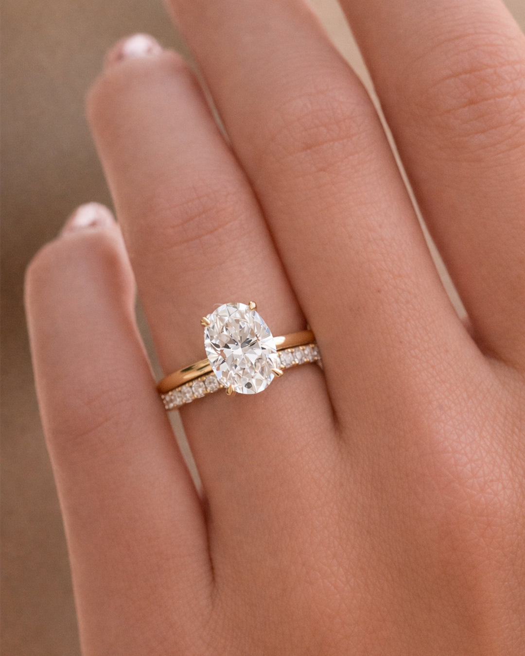 2ct Oval Lab-Grown Diamond Engagement Ring- Ready to Ship
