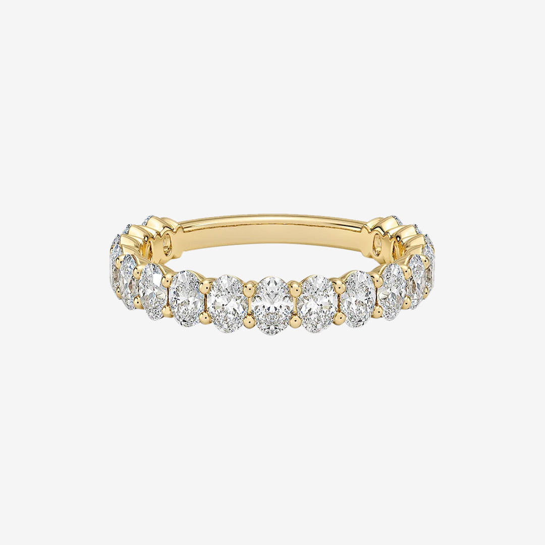 Oval Lab Diamond Eternity Ring