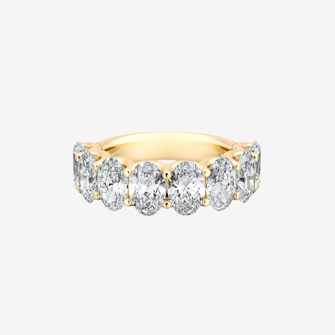 Oval Diamond Eternity Band - 3 carat