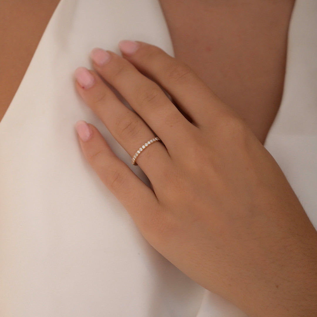 Pave Diamond Ring