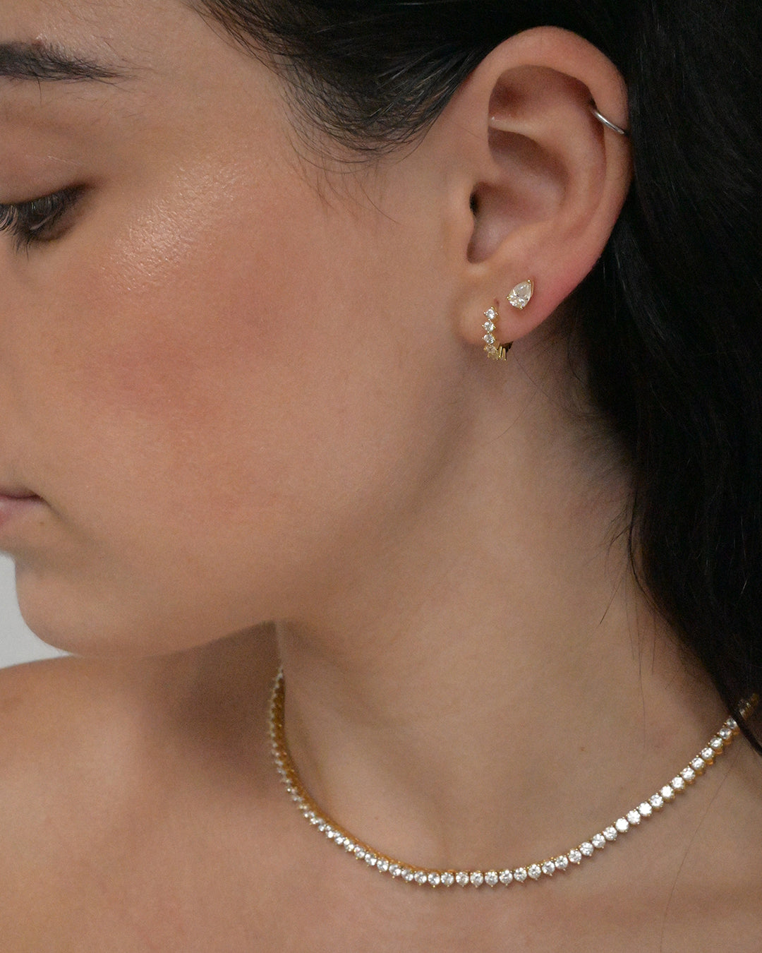 Pear Diamond Studs