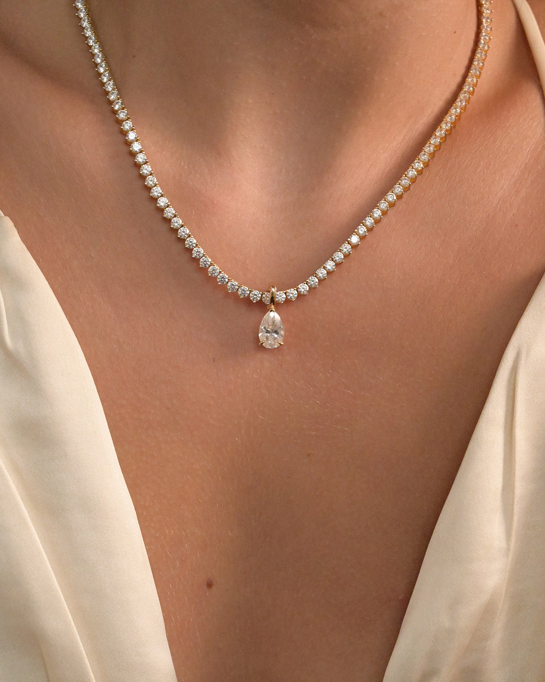 Pear Diamond Pendant 1.5ct