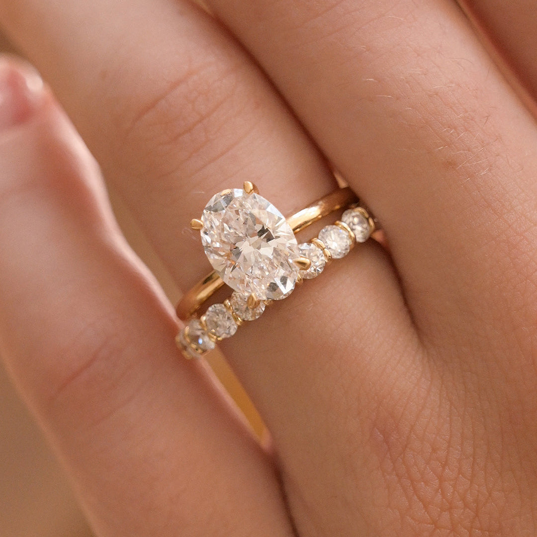 Round Brilliant Lab Diamond Eternity Ring