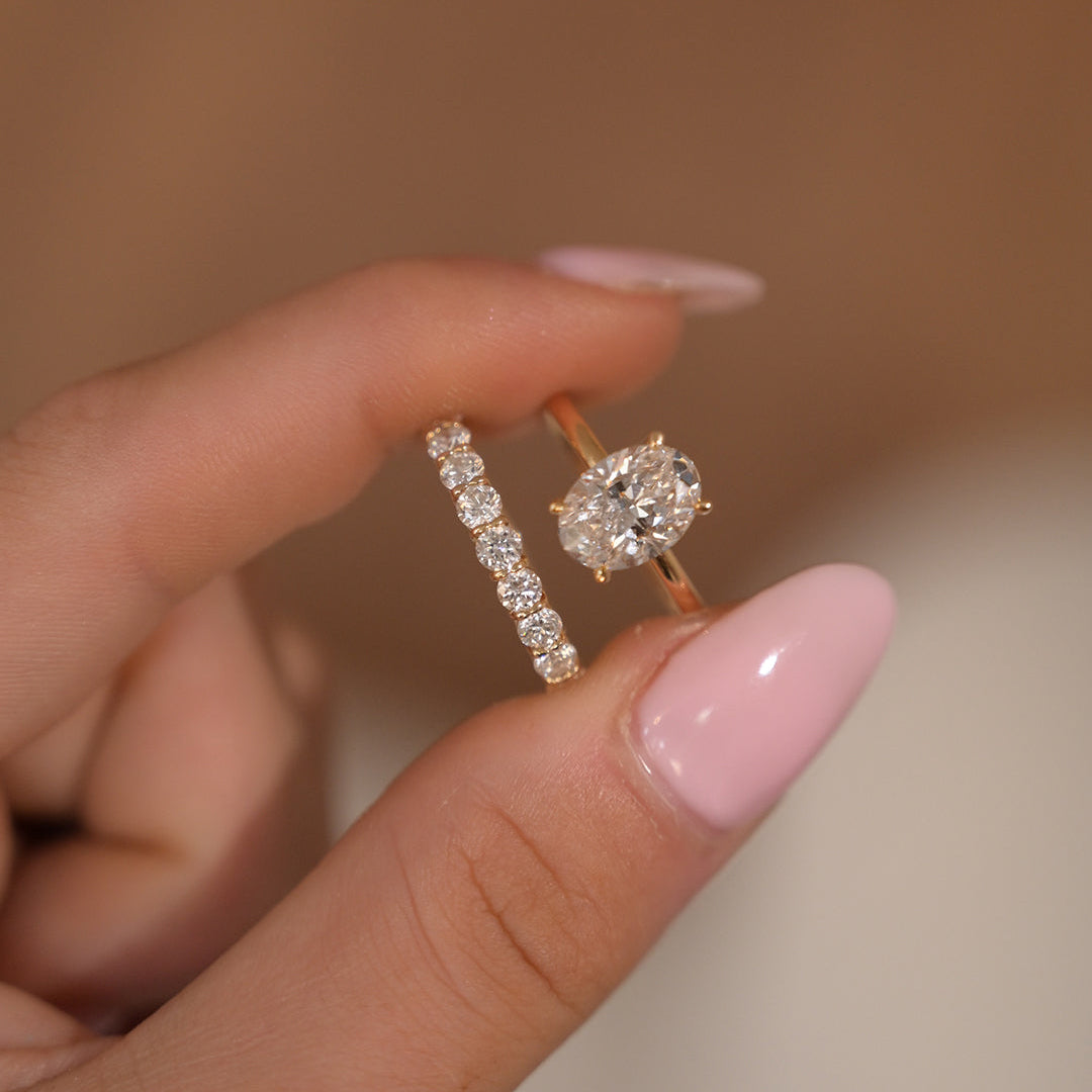 Round Brilliant Lab Diamond Eternity Ring