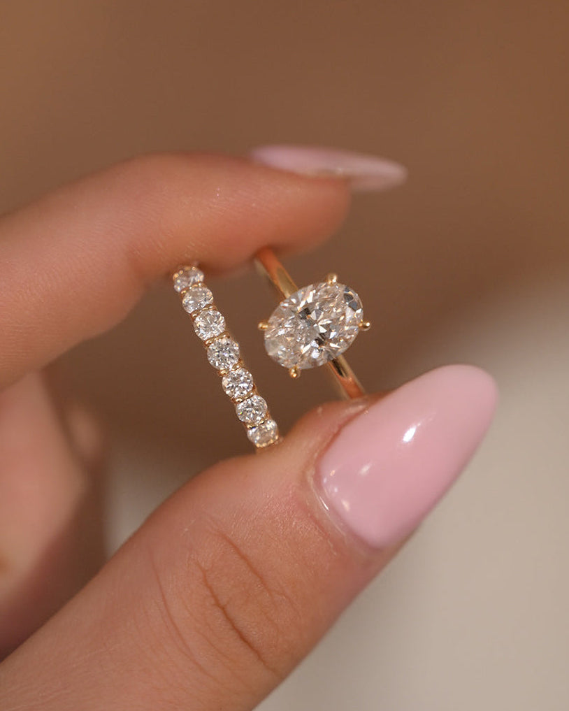 Round Brilliant Lab Diamond Eternity Ring