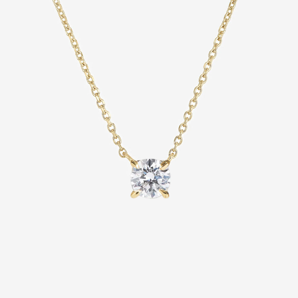 Round Diamond Necklace