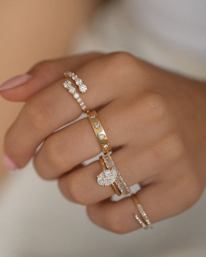 1ct Oval Lab-Grown Diamond Engagement Ring- Ready to Ship