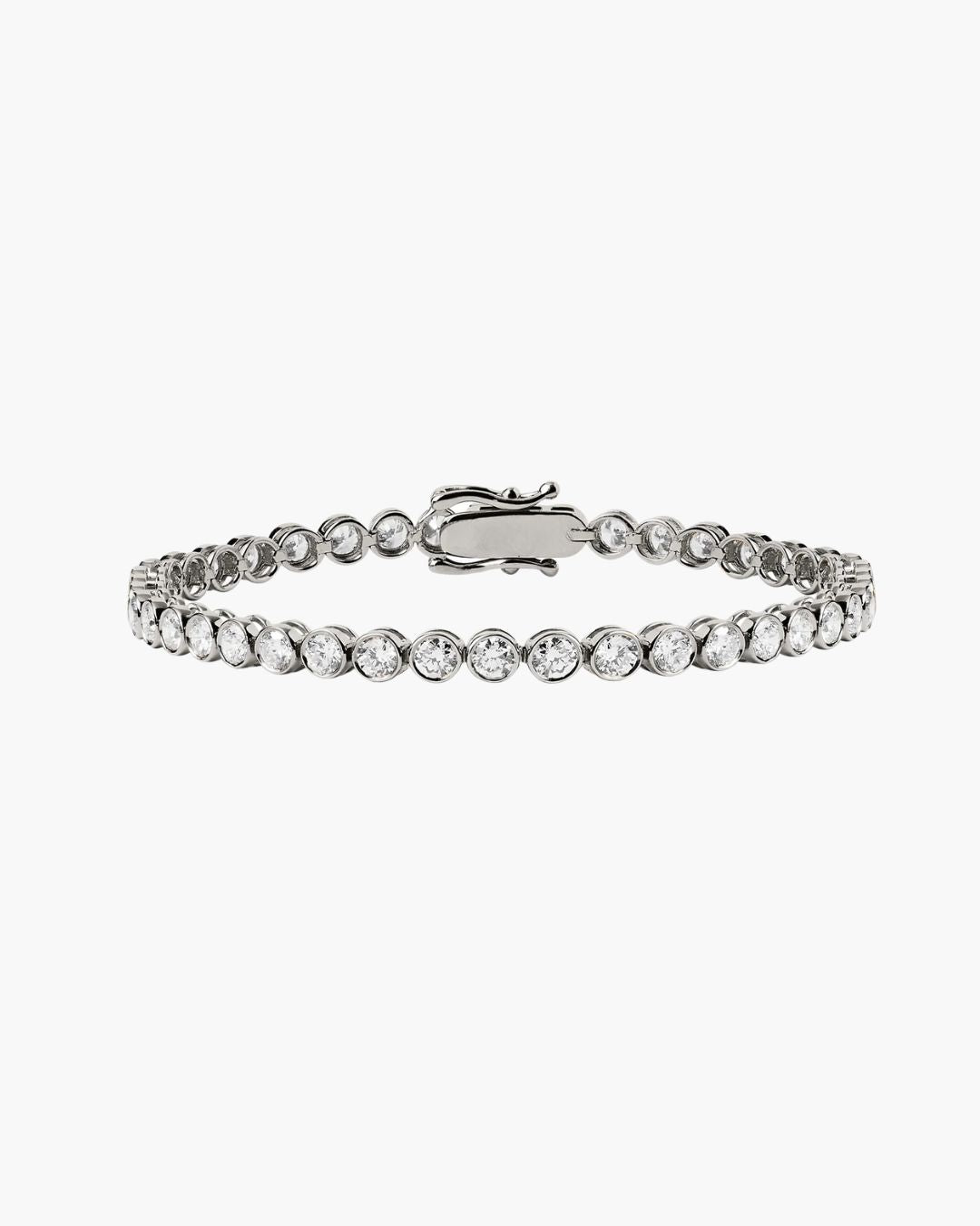 Bezel Tennis Bracelet - Moissanite