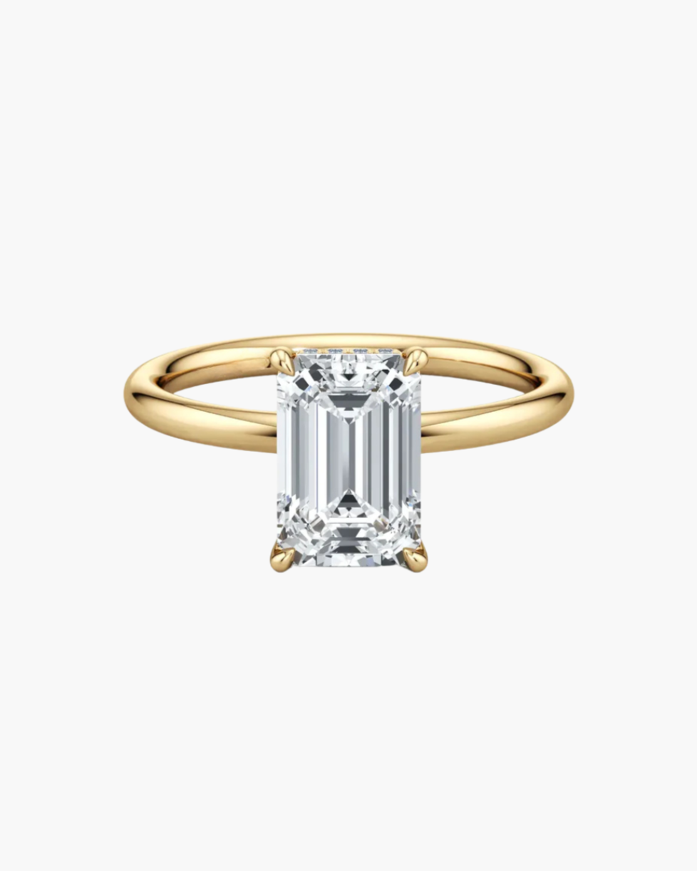 3ct Emerald Lab-Grown Diamond Engagement Ring- Ready to Ship
