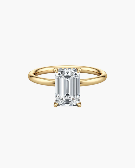 2ct Emerald Lab-Grown Diamond Engagement Ring- Ready to Ship