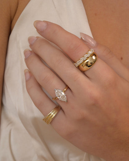 Marquise Eternity Ring Diamond