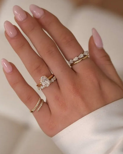 1ct Oval Lab-Grown Diamond Engagement Ring- Ready to Ship
