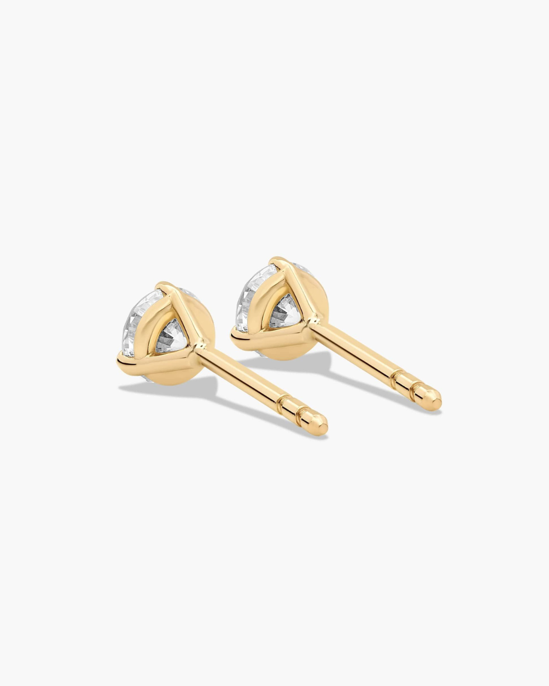 Round Lab-Grown Diamond Stud Earrings