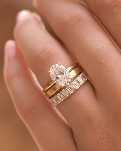 1ct Oval Lab-Grown Diamond Engagement Ring- Ready to Ship