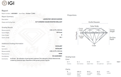 1.05 Carat Radiant Diamond