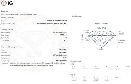 1.03 Carat Radiant Diamond