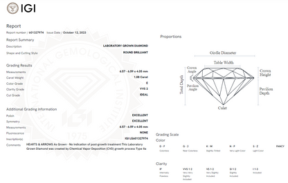 1.08 Carat Round Diamond