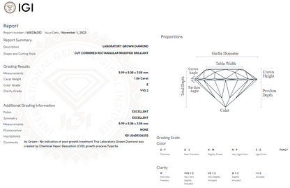 1.06 Carat Radiant Diamond