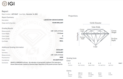 1.1 Carat Round Diamond