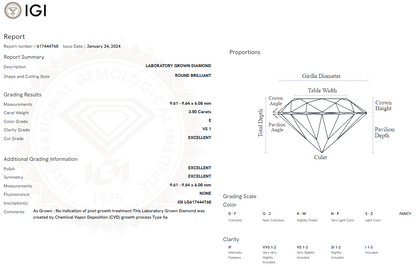 3.5 Carat Round Diamond