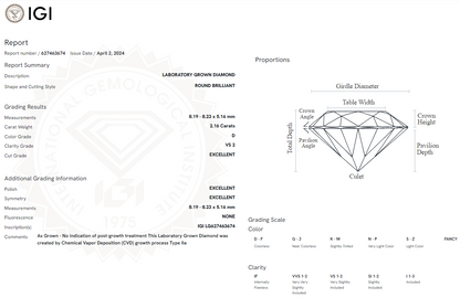 2.16 Carat Round Diamond