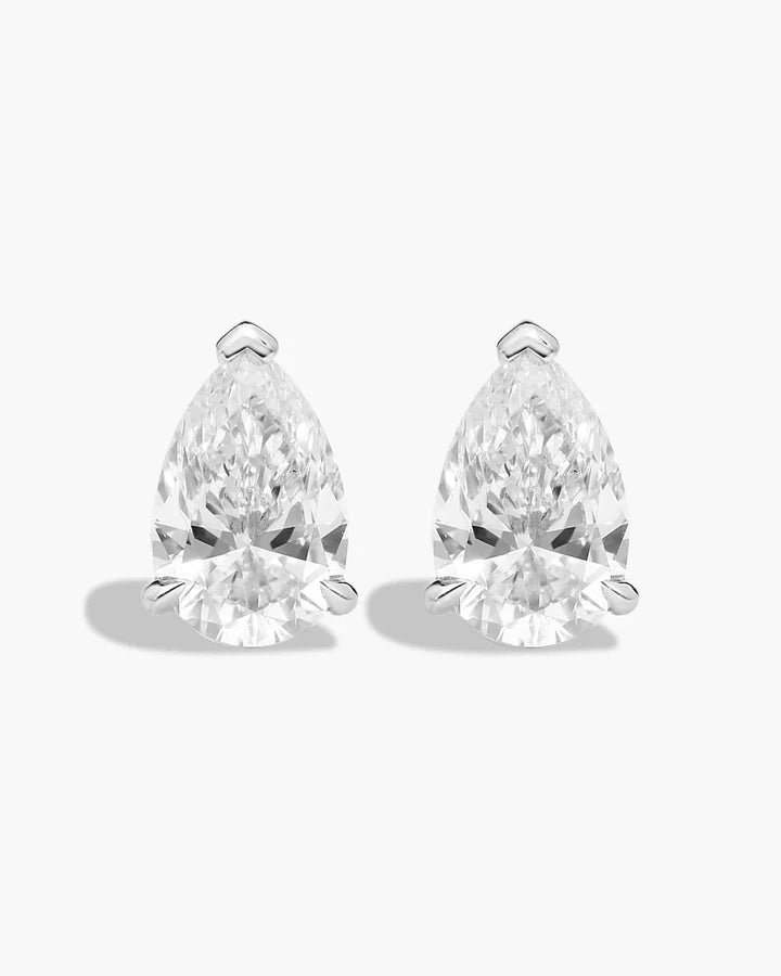 Pear Lab Diamond Studs Earrings