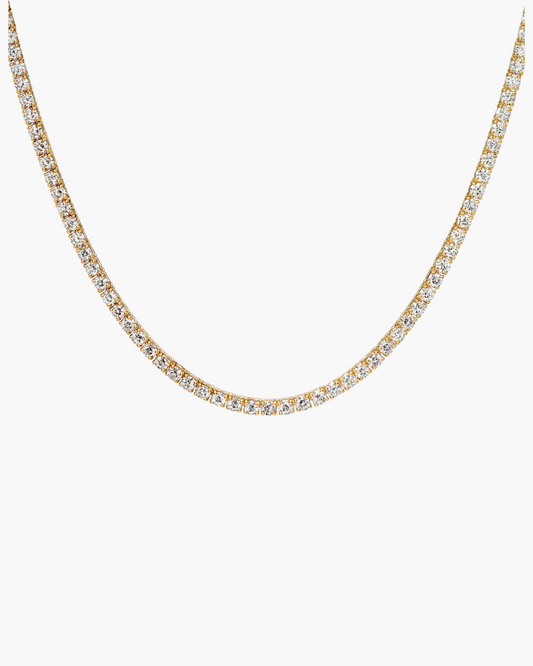 Classic Diamond Tennis Necklace 3 Carat
