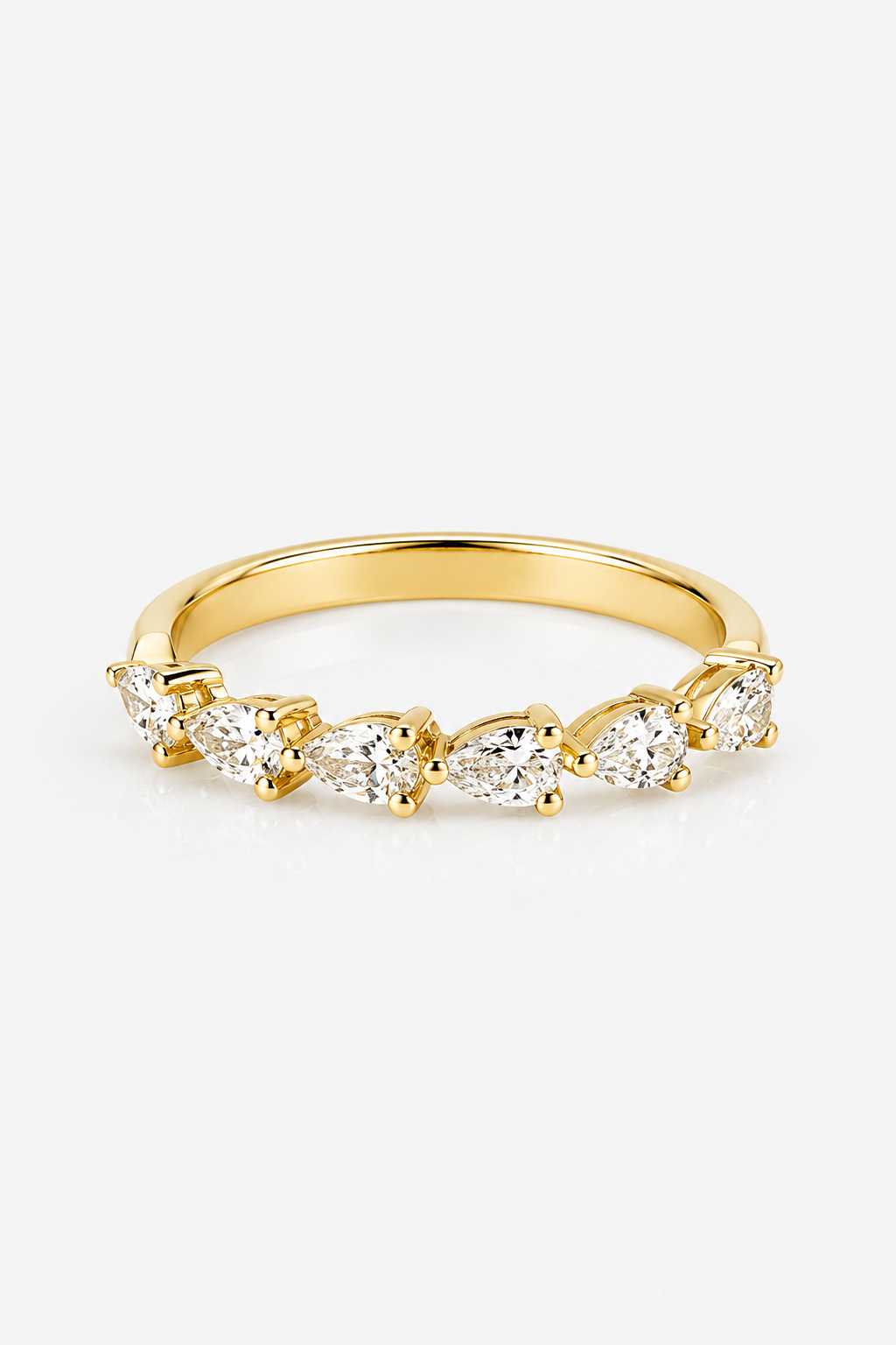 Pear Eternity Diamond Ring