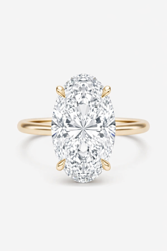 Moval Lab Diamond Engagement Ring 2 Carat