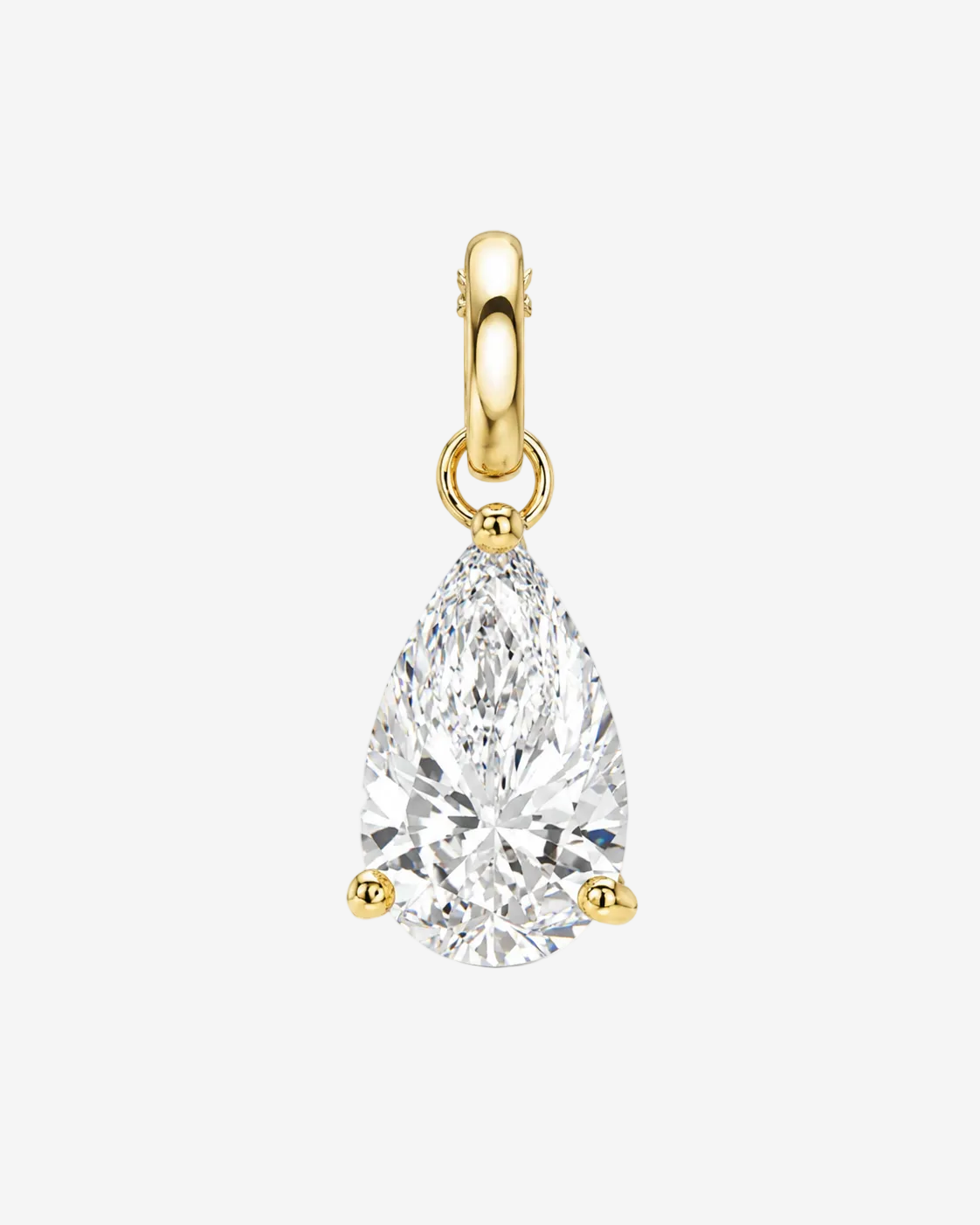 Pear Lab Grown Diamond Pendant