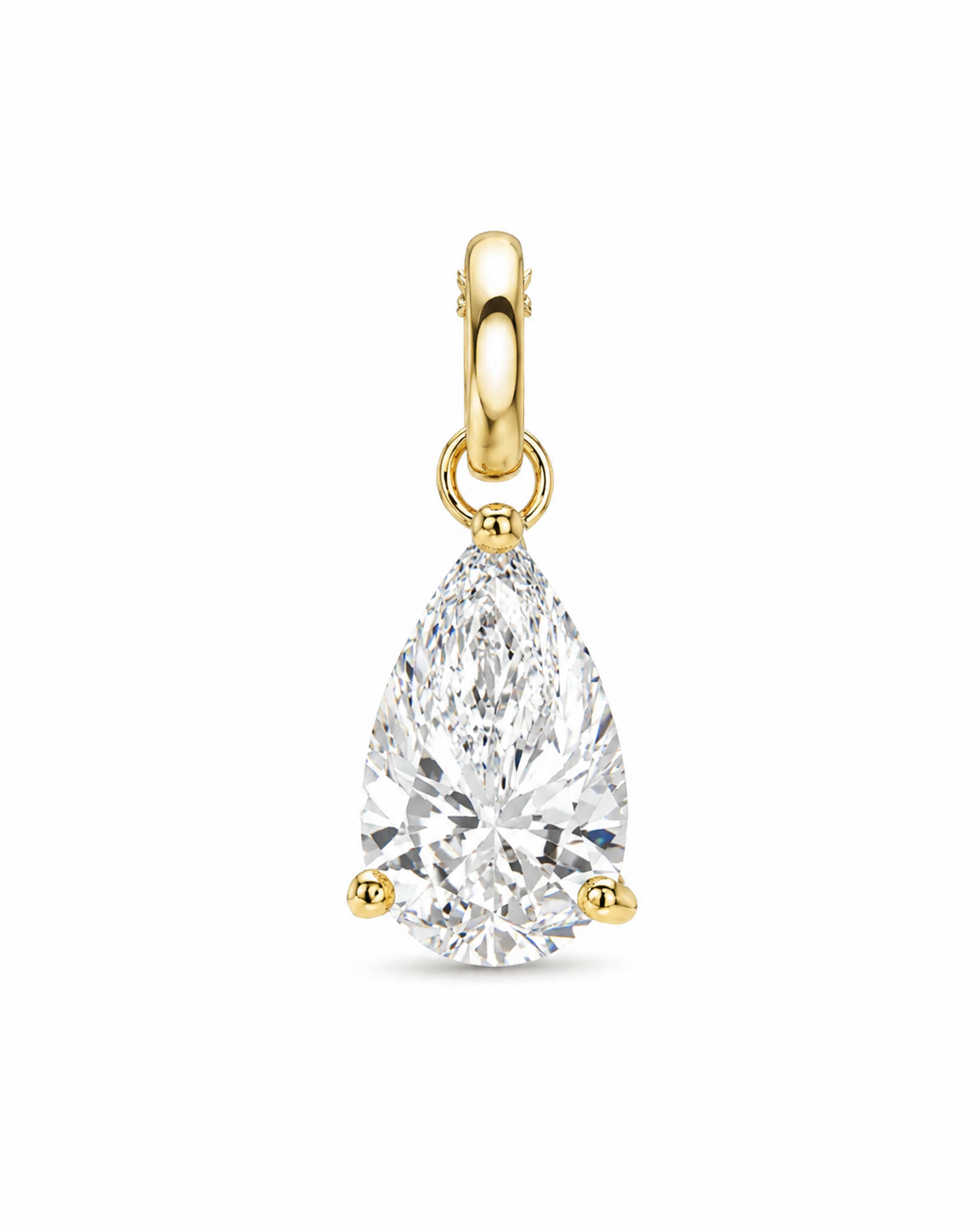 Pear Lab Grown Diamond Pendant