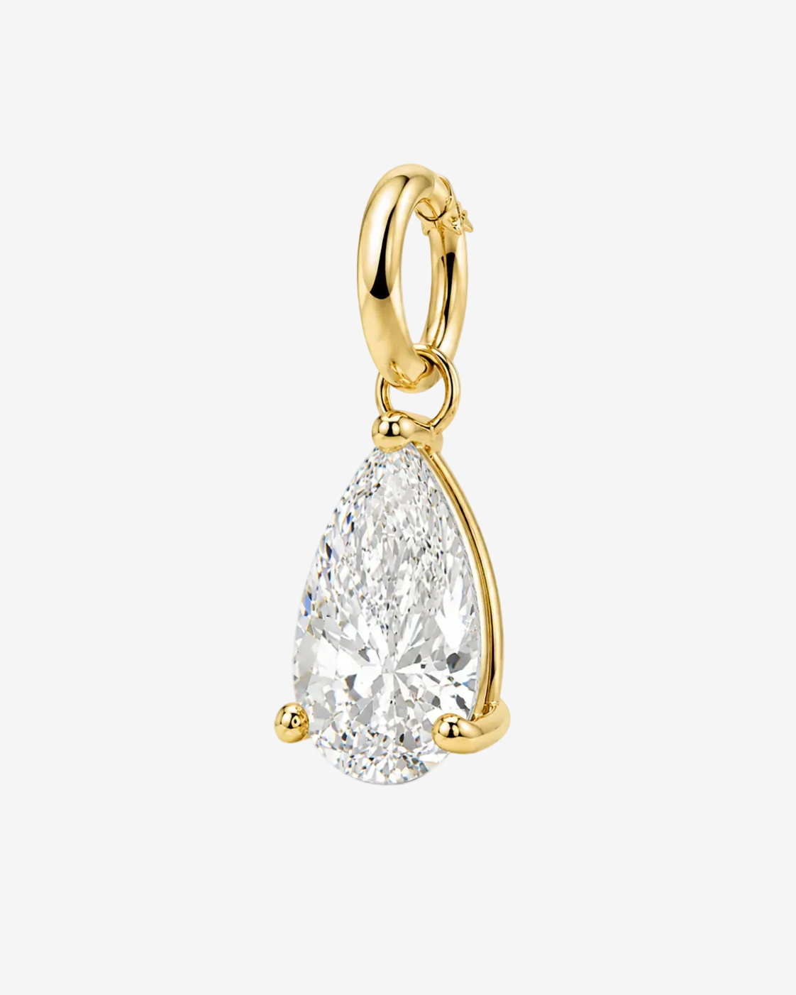 Pear Lab Grown Diamond Pendant