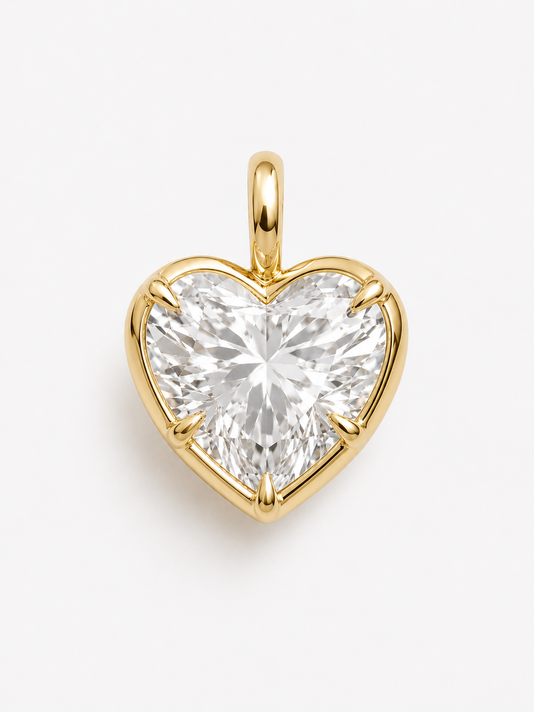 Heart Bezel Pendant Diamond