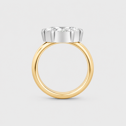 Marquise wrap pinky ring