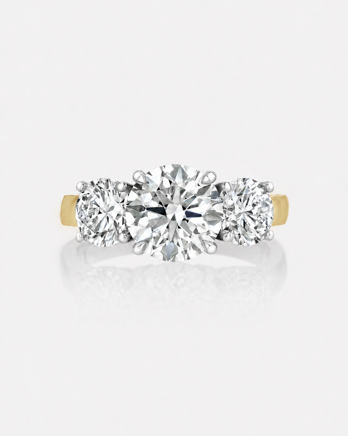 Brilliant Round Trilogy Ring
