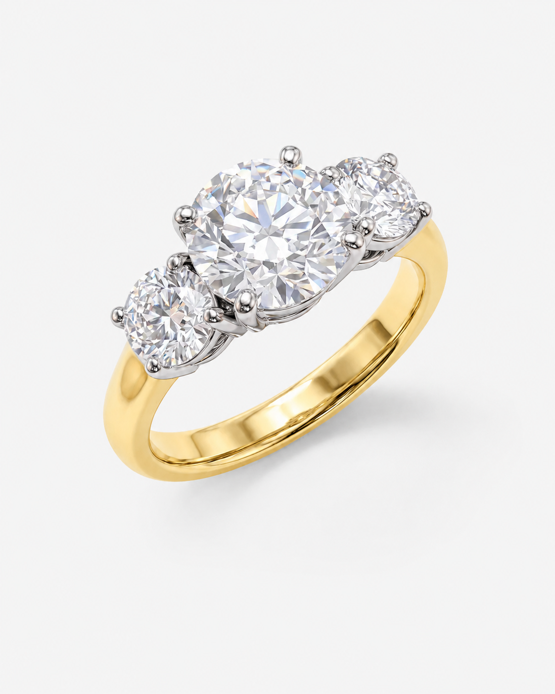 Brilliant Round Trilogy Ring