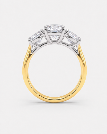 Brilliant Round Trilogy Ring